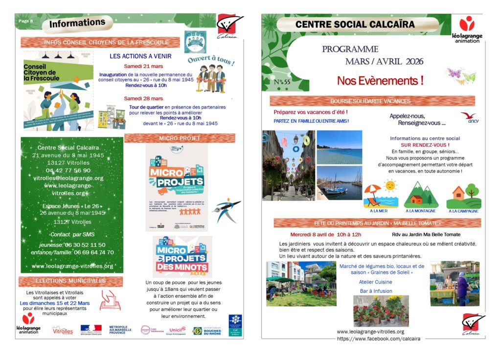 Lire la suite à propos de l’article Journal Calcaïra Mars-Avril 2026