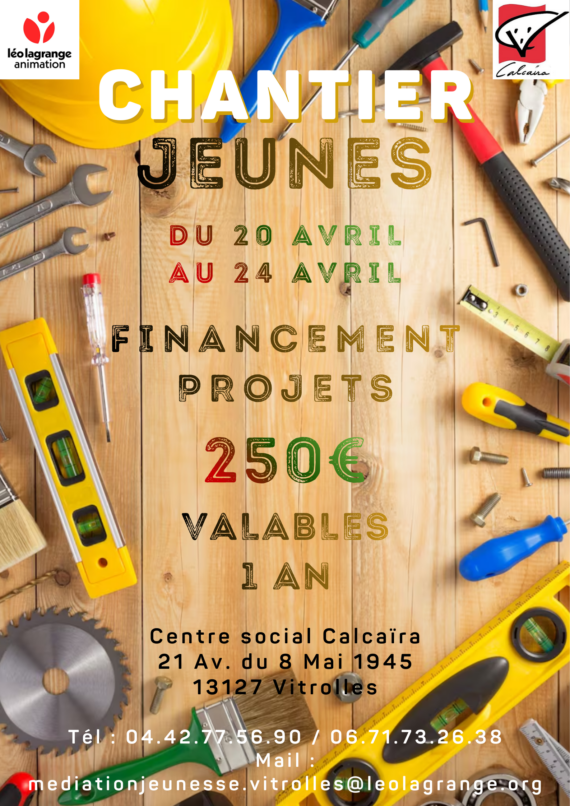 CHANTIER JEUNES AVRIL 2026